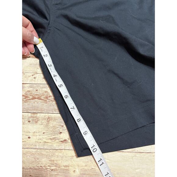 Nike Flat Front Shorts Black Men's Size 36  Cotton Blend NWT Stretch Chino - Picture 7 of 7